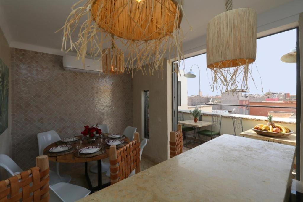 Riad103 piscine Rooftop, jacuzzi&hammam SPA Marrakesh Buitenkant foto
